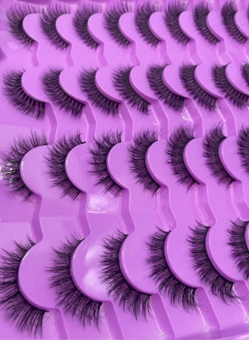 Shein MagiFly 20 Pairs Assorted Thick Curly Fluffy Eyelashes - Image 5